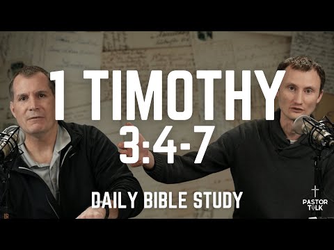 Pastors and Their Families in the Bible | 1 Timothy 3:4-7 | Pastor Talk