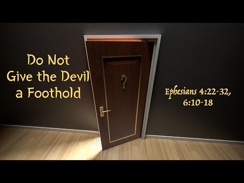 10.02 Worship Service - Do Not Give the Devil a Foothold - Eph. 4:22-32 - Ptr. Perlita Tan