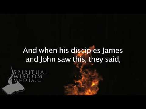 Luke 9:54 - And when his disciples James and John saw this, they said, Lord - Bible Verses