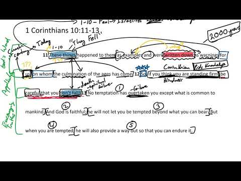 Passage Breakdown - 1 Corinthians 10:11-13 | Freed to Love - Week 11