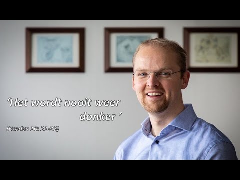 'Het wordt nooit weer donker' (Exodus 10: 21-23). Bemoedigingsmoment met Jacob Folkerts