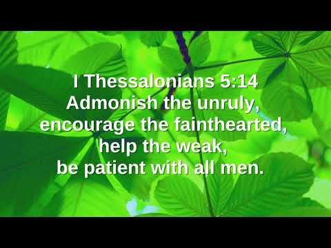 I Thessalonians 5:14 (Command)