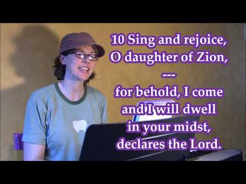 Zechariah 2:10-12 - ESV song