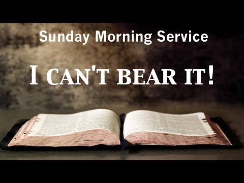 11/26/20117 AM - I can't bear it! 2 Corinthians 1:8-11