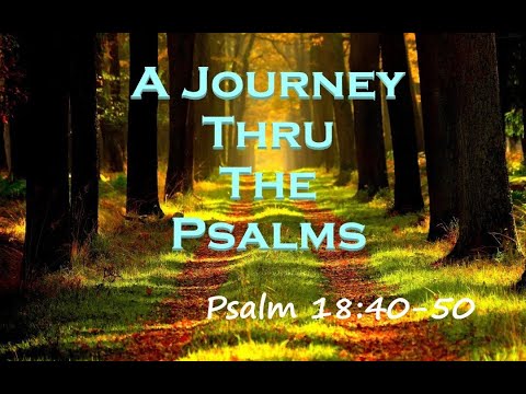 A Journey Through The Psalms (Psalm 18:40-50) Davids Victory and Blessing