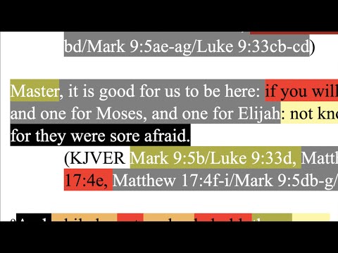 341. Peter Doesn't Know What to Say, But Has to Talk. Matthew 17:4, Mark 9:5-6, Luke 9:33