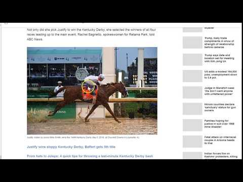 Justify, Seal, Fullfil and Burn! 144th Derby..  Revelation 7:3-4