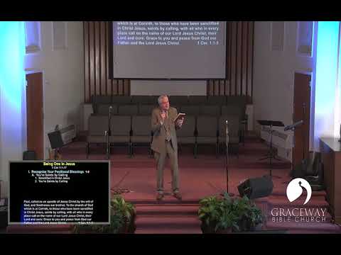 On Being One in Jesus (1 Cor 1:1-17) Dr. Richard Emmons