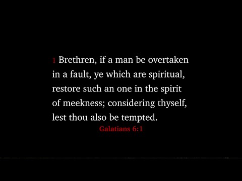 Galatians 6:1 | The Correction Prerequisite (Crash Course in Basic Christianity #12)