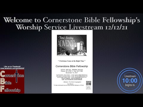 “ Christmas Came at the Right Time ” - Galatians 4:4-5 - Pastor Scott Schaefer - December 12, 2021