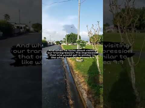 Psalm 89:32-33 Then will I visit their transgression with the rod, and their iniquity with.....