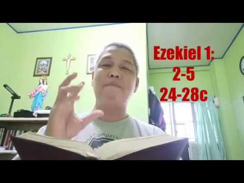 "Ezekiel: Malamig na Panahon. Mainit na misyon."  Ezekiel 1:2-5, 24-28c