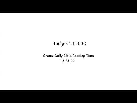 3-31-22 Judges 1:1-3:30