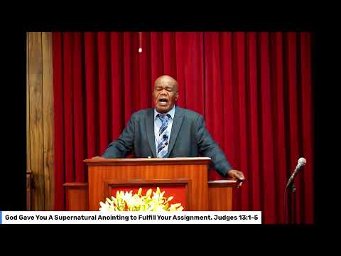 God Gave You A Supernatural Anointing To Fulfill Your Assignment. Judges 13: 1-5.