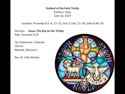 Proverbs 8:30 Jesus: The Key to the Trinity