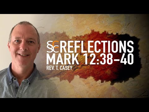 Mark 12:38-40 | Warning against the teachers of the law | SSCC Reflections