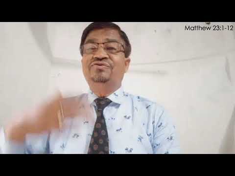 Verse for the Day - 81 (Matthew 23:1-12) By Rev. Ujwal Chandra Satman