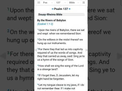 Psalms 137:2 On the willows in the midst thereof we hung up our instruments
