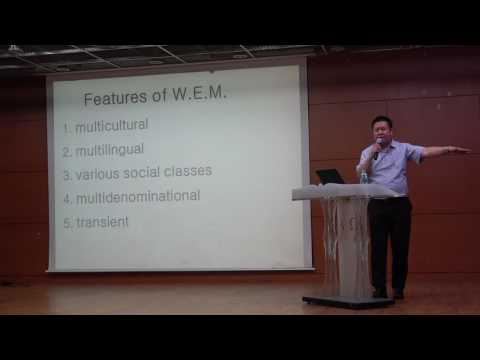 Acts 2:43-47, 4:32-37 "Koinonia-WEM Style" Pastor John Wolgwang English Ministry