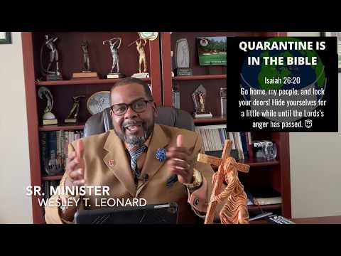 Benefits of Quarantine - Isaiah 26:20