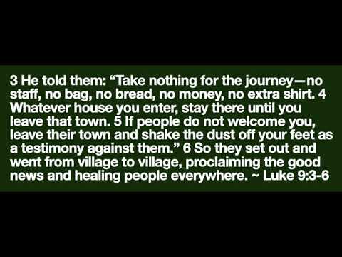 Luke 9:3-6