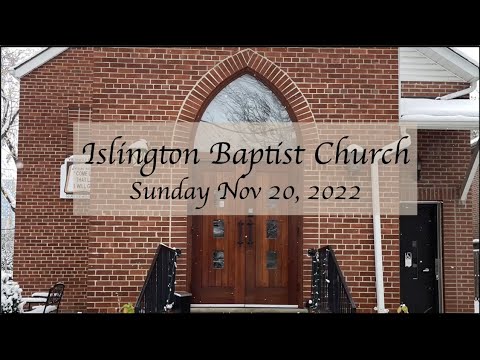 Sermon Isaiah 37 Sunday Nov 20, 2022 IBC