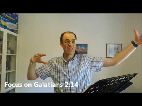 Galatians 2: 10 - 14