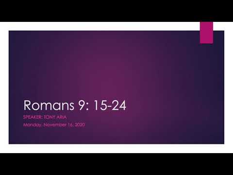 Romans 9: 15-24