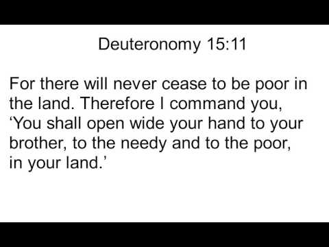 05 Deuteronomy 15:11