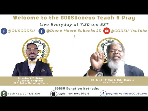 H.E. Rev. Dr. William Blake, Chaplain | Matthew 26: 26-27 | Heaven Awaits | 3/17/2021