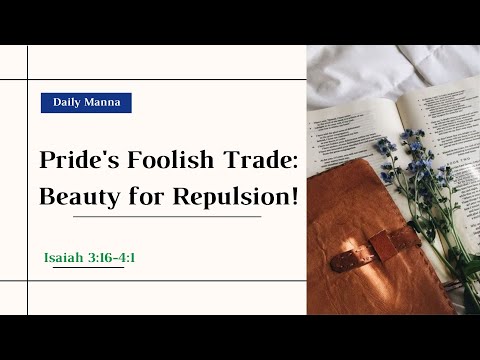 "Pride's Foolish Trade:  Beauty for Repulsion!" (Isaiah 3:16-4:1) - Daily Manna - 05/10/2022