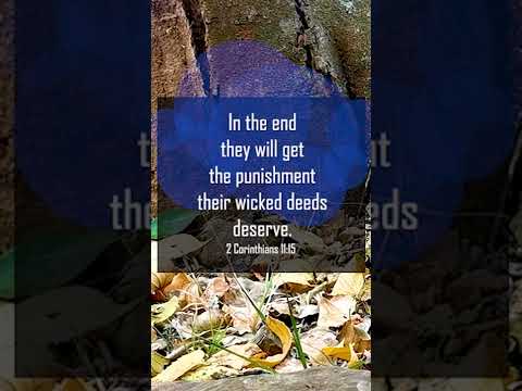 A reading of 2 Corinthians 11:14-15 from the New Living Translation