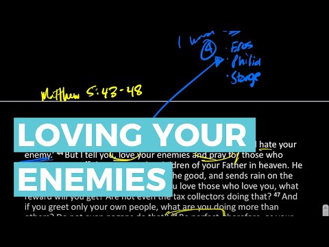 Loving Your Enemies - Matthew 5:43-48 | Scripture Study