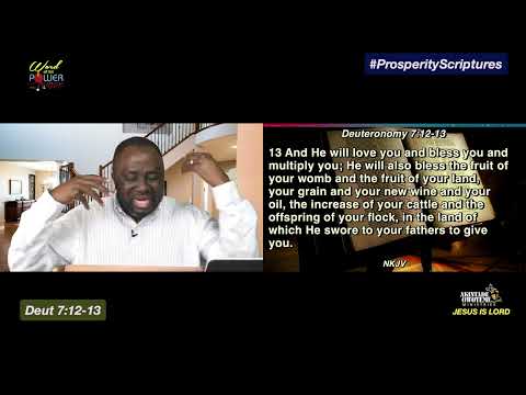 #DailyProspeirtyScriptures Deut 7:12-13