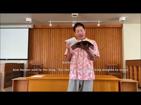 Esther 7:1-10 - "God Overrules the Humanly Inevitable"