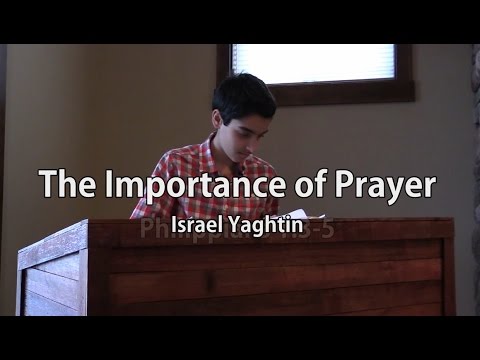 The Importance of Prayer: Philippians 1:3-5