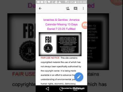 Israelites & Gentiles: America Calendar Missing 11 Days Daniel 7:23-25 Fulfilled