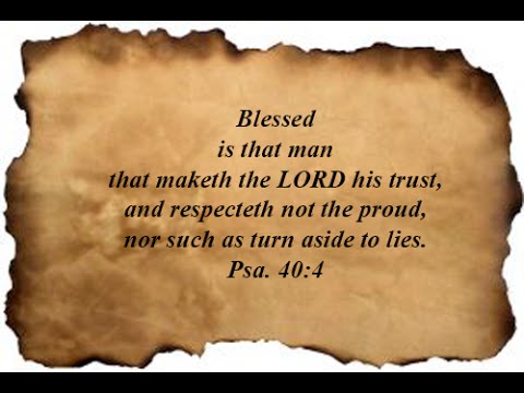Psalm 40:4