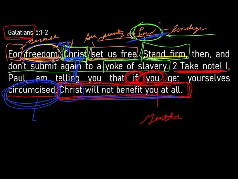 Galatians 5:1-6 //  For Freedom's Sake Christ Set Us Free