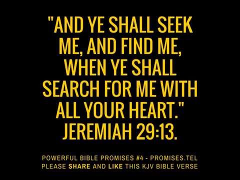 Powerful Bible Promises 4 – Jeremiah 29:13 - Christian Video