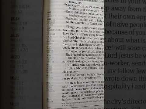 Personal Greetings Romans 16:17-19 epistle written by Paul the apostle