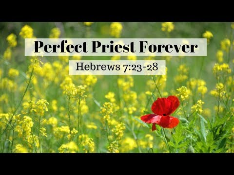 Hebrews 7:23-28  "Perfect Priest Forever" - Pastor Matthew Johnson