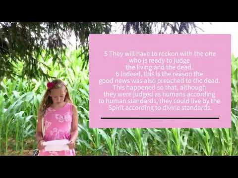 NCCP July 26: Scripture Reading "1 Peter 4:1-11"