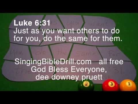 Luke 6:31 HCSB Children's Bible Drill, Red