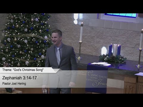 God's Christmas Song - Zephaniah 3:14-18 (Full Worship Service)
