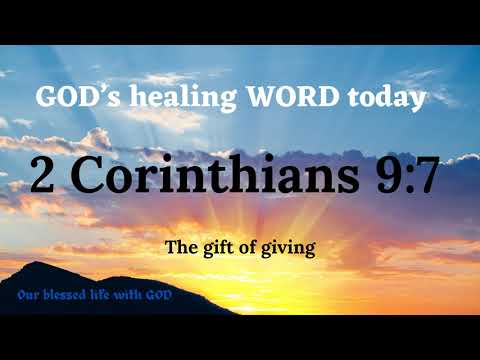 V101-  The Gift of Giving (2 Corinthians 9:7)