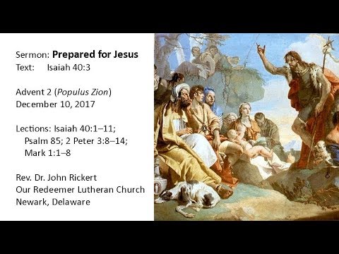 Isaiah 40:3 Prepared for Jesus