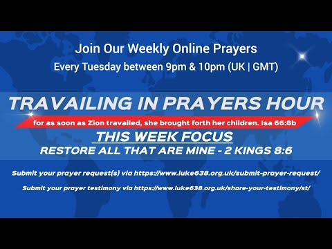 Restore all that are mine - 2 Kings 8:6 #TotalRestoration #CompleteRestoration