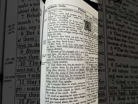 Psalms 59:8-12 Also read 13, God shall let me see my desire upon mine enemies.