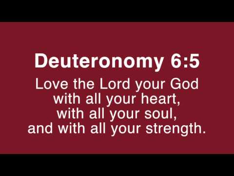 Deuteronomy 6:5 HCSB Children's Red Cycle 1
